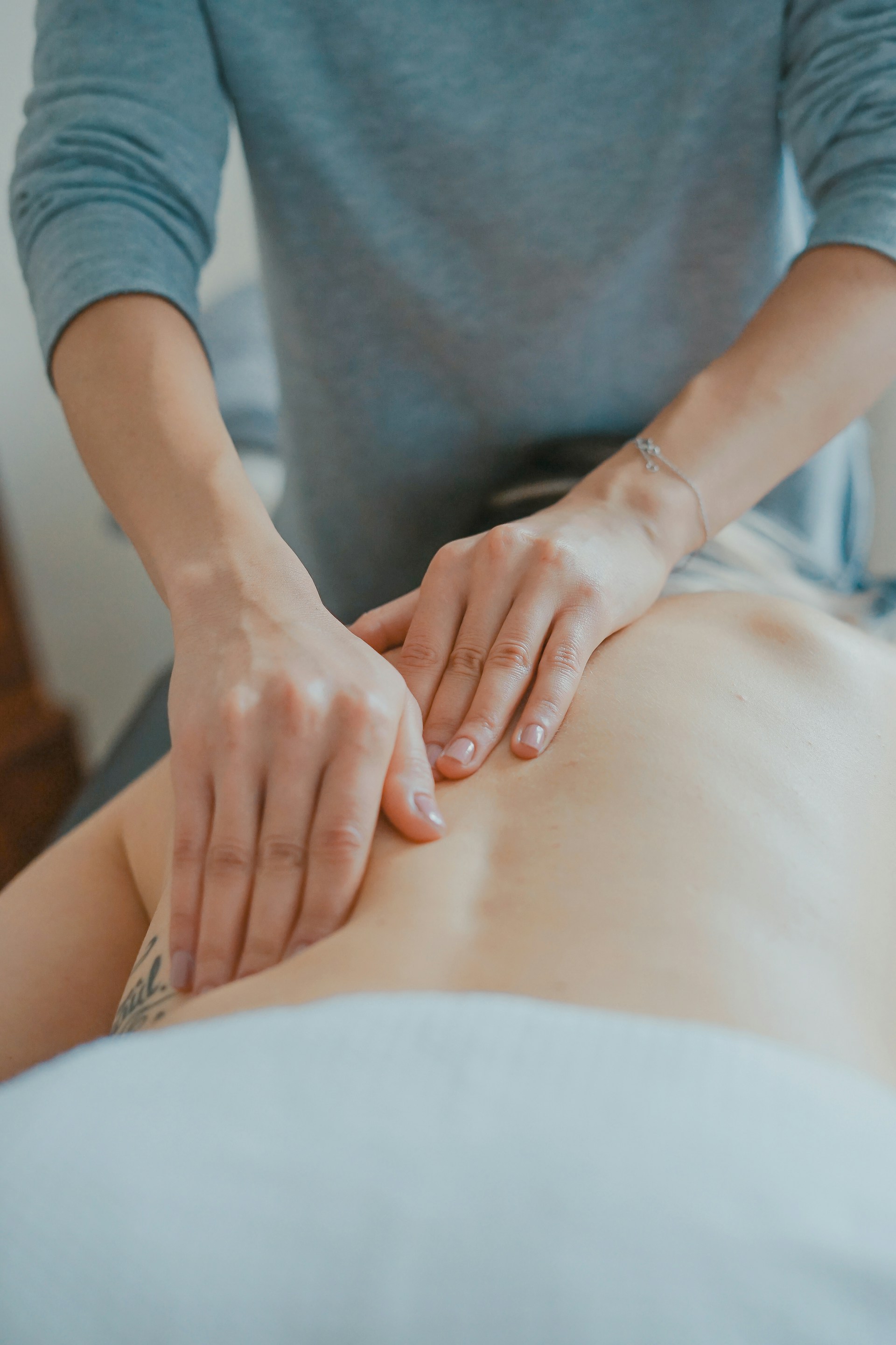 Source-used massage therapy room atmosphere for Kamloops Massage Matters